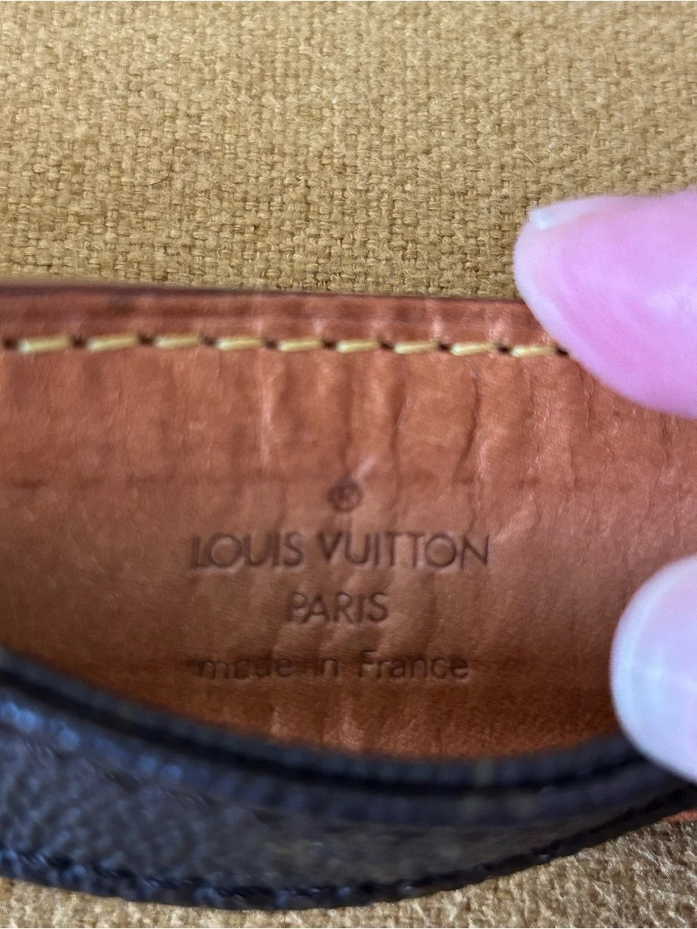 Louis Vuitton Vintage Monogram Danube MM Crossbody Bag (w/ COA)